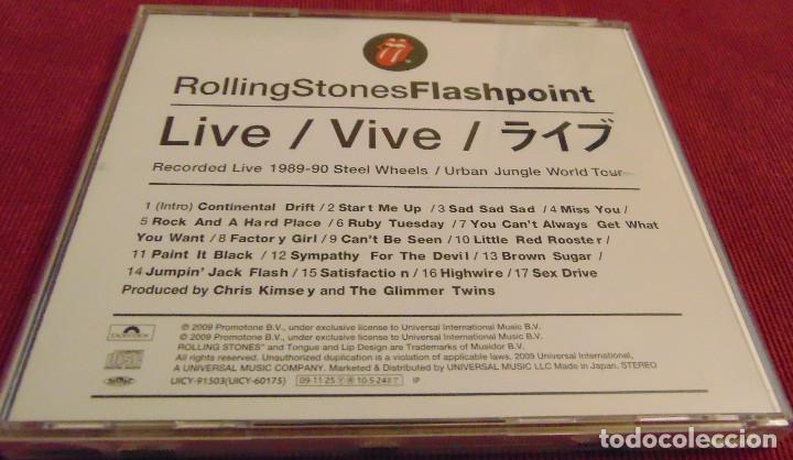 CDs de m&uacute;sica: RollingStones &ndash; Flashpoint - CD EDICION JAPONESA 2009 - Foto 2