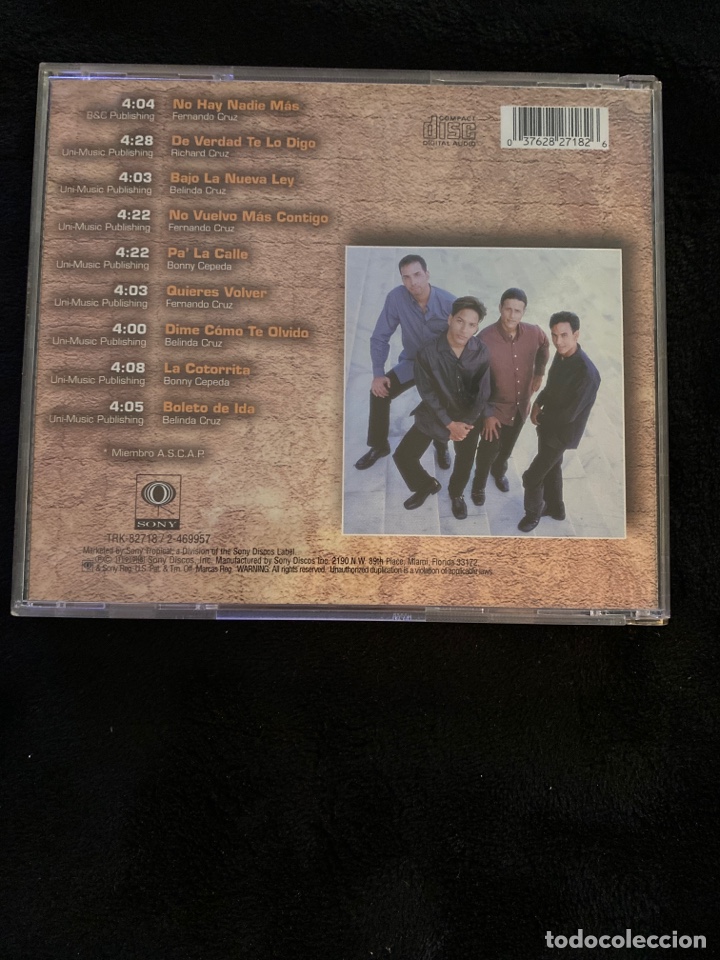 CDs de m&uacute;sica: CD BONNY CEPEDA, LA NUEVA LEY. - Foto 2