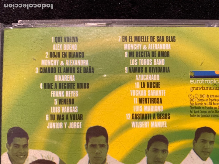 CDs de m&uacute;sica: CD BACHATA HITS 2002 - Foto 3
