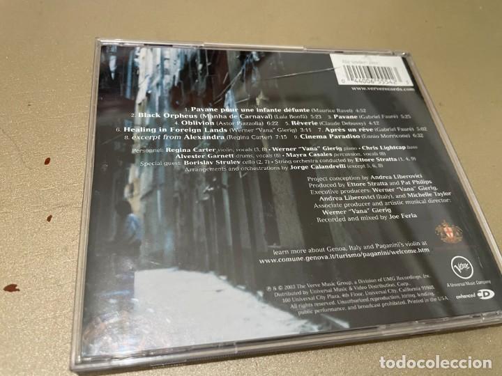 CDs de m&uacute;sica: CD REGINA CARTER PAGANINI AFTER A DREAM - Foto 2