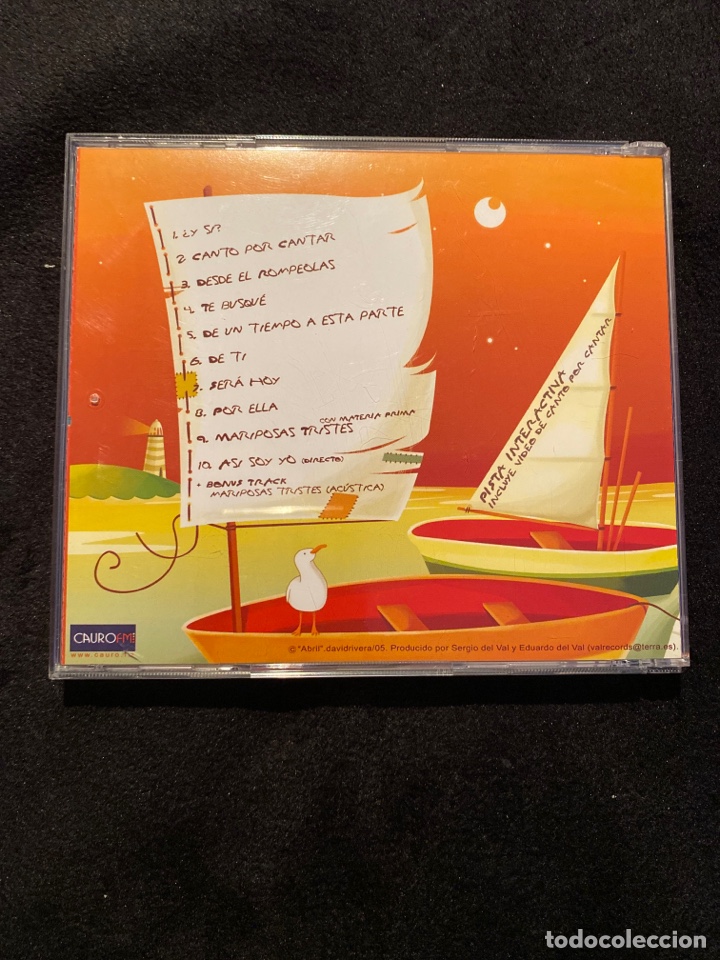 CDs de m&uacute;sica: CD DAVID RIVERA, ABRIL. - Foto 2