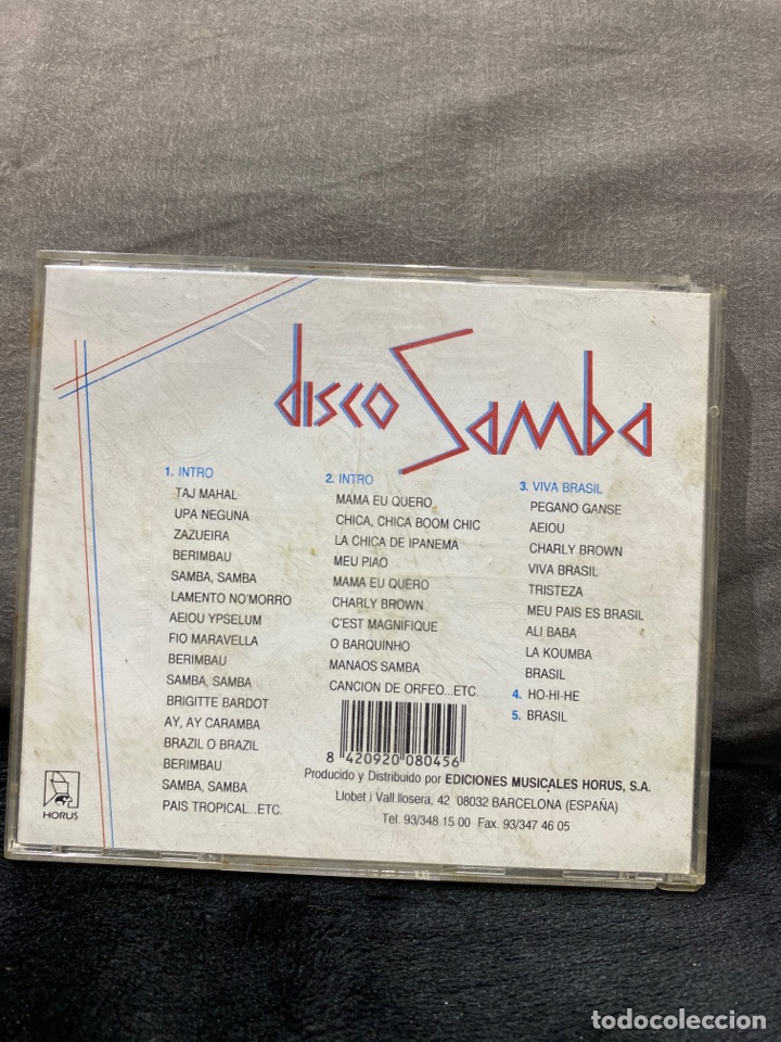 CDs de m&uacute;sica: CD DISCO SAMBA, MANU MANAOS - Foto 2