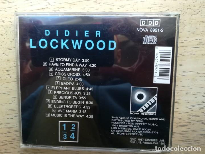 CDs de m&uacute;sica: Didier Lockwood. 1234. CD - Foto 2