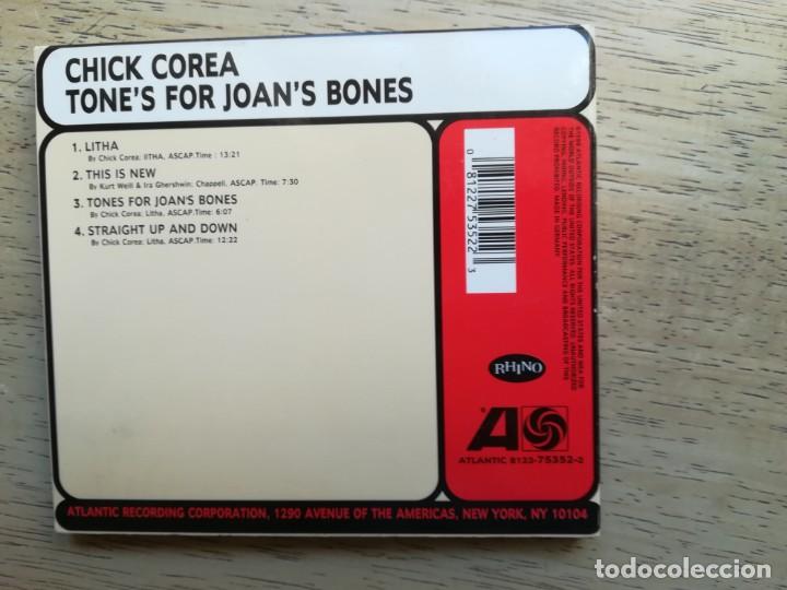 CDs de m&uacute;sica: Chick Corea. Tones for Joan&acute;s bones. CD - Foto 3