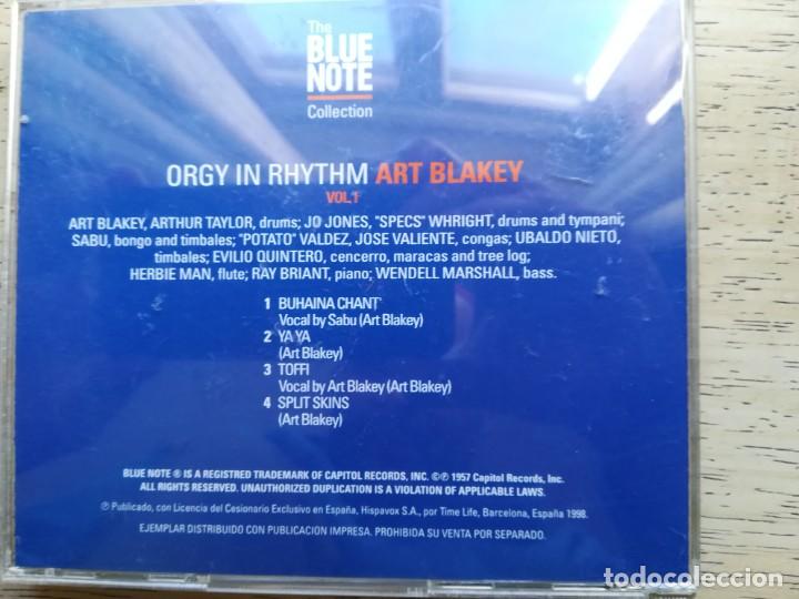 CDs de m&uacute;sica: Art Blakey. Orgy in rhythm. CD Blue note - Foto 2
