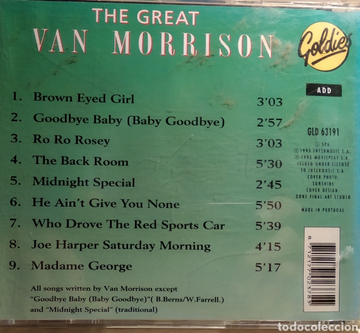 CDs de m&uacute;sica: Van Morrison - The Great - Foto 2