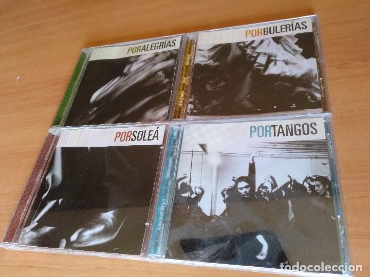 Music CDs: POR ALEGRIAS / POR BULERIAS / POR TANGOS / POR SOLEA 4 CD EMI 15 CANTES CADA UNO