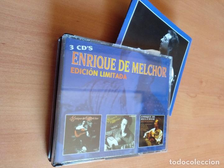 Music CDs: ENRIQUE DE MELCHOR CAJA 3 CDS EDICION LIMITADA
