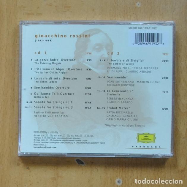CDs de m&uacute;sica: GIOACCHINO ROSSINI - GIOACCHINO ROSSINI - 2 CD - Foto 2