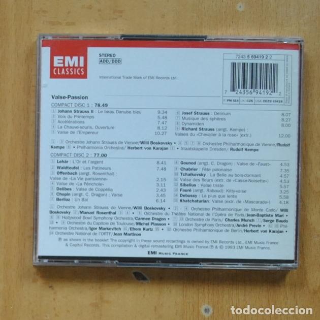 CDs de m&uacute;sica: VARIOS - VALSE PASSION - CD - Foto 2