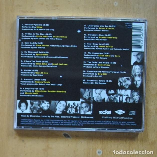 CDs de m&uacute;sica: ELTON JOHN AND TIM RICES - AIDA - CD - Foto 2