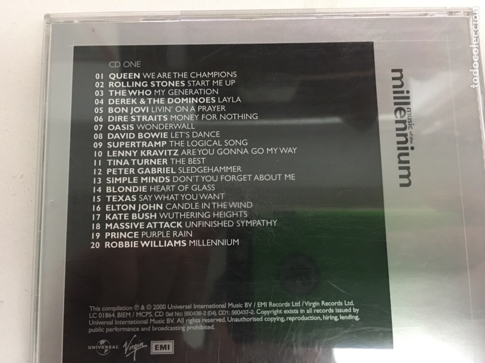 CDs de m&uacute;sica: CD MILLENNIUM VARIOS MUSICA - Foto 2
