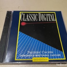 CDs de Música: CD CLASSIC DIGITAL FREDERIC CHOPIN IMPROMPTUS NOCTURNES FANTASIE