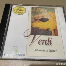 CDs de Música: CD LOS GENIOS DE LA MUSICA CLASICA VERDI OPERTURA DE OPERAS. Lote 319370563