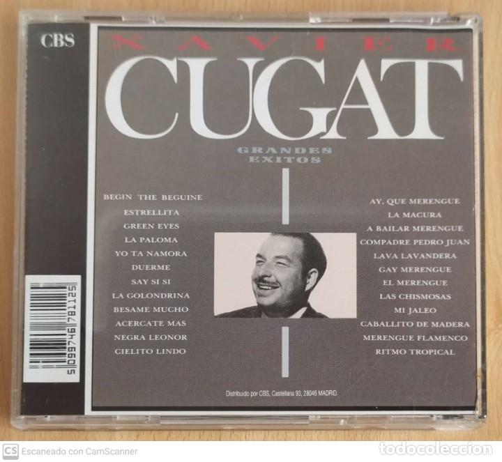 CDs de m&uacute;sica: XAVIER CUGAT (GRANDES EXITOS) CD 1990 - Foto 2