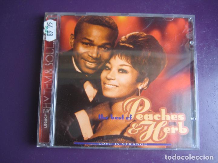 CDs de M&uacute;sica: Love Is Strange: The Best Of Peaches & Herb - CD EPIC 1996 - 16 GRANDES EXITOS SOUL JAZZ FUNK