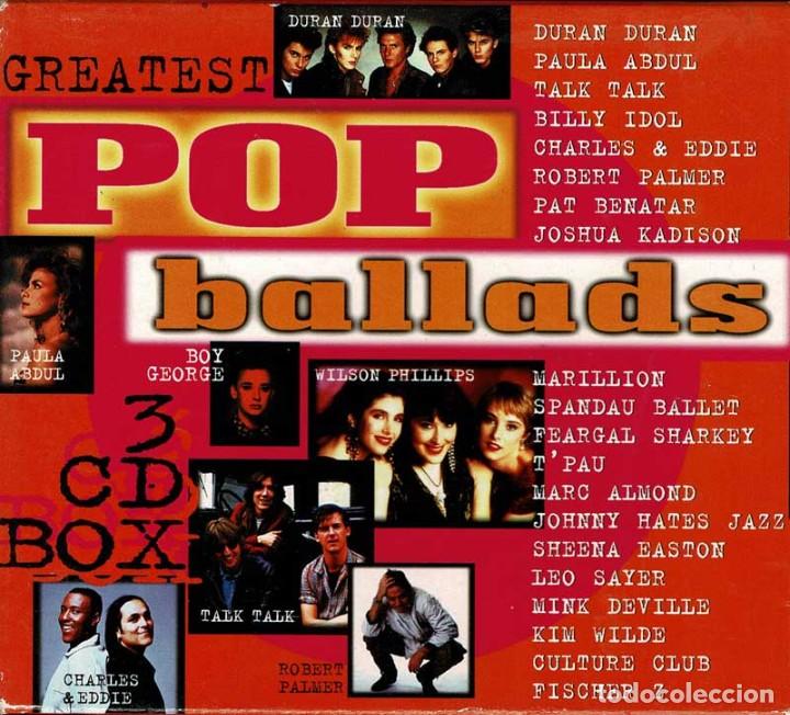 CDs de m&uacute;sica: Greatest Pop Ballads. 3 x CD - Foto 1