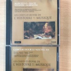 CDs de Música: CD. MARCELLO, BACH, VIVALDI, ALBINONI. CONCERT POUR LE NOUVEL AN: HAENDEL, MOZART, HAYDN, ROSSINI...