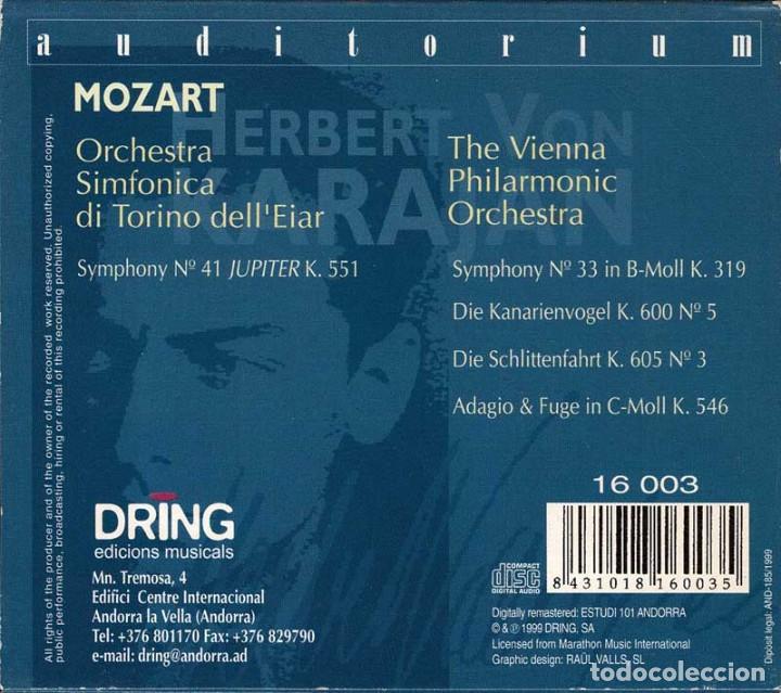 CDs de m&uacute;sica: Herbert Von Karajan - Mozart. CD - Foto 2