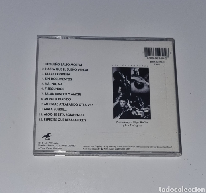 CDs de m&uacute;sica: LOS RODR&Iacute;GUEZ / CD / SIN DOCUMENTOS - Foto 3