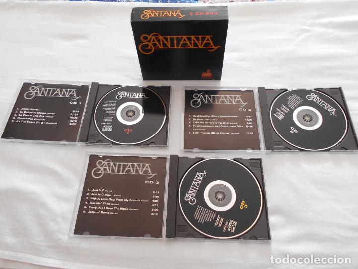 CDs de m&uacute;sica: SANTANA - ESTUCHE CON TRES CD&acute;s - Foto 2