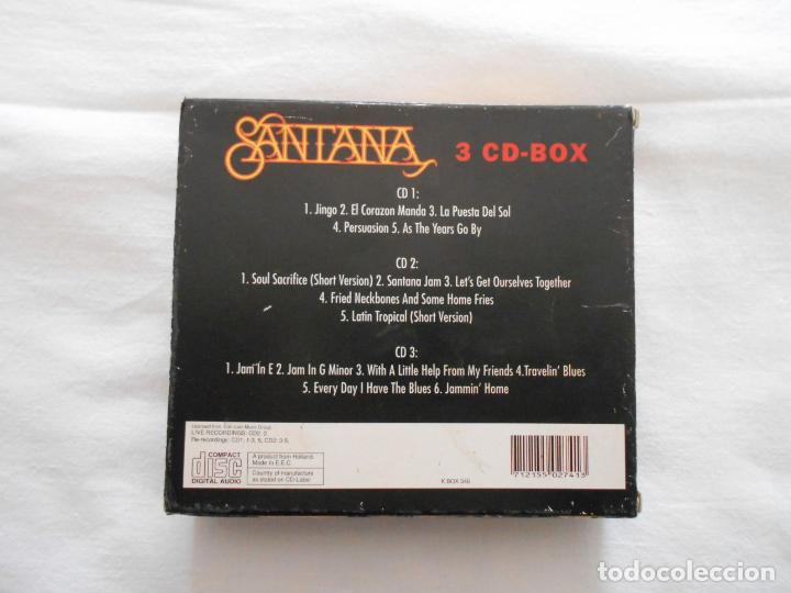 CDs de m&uacute;sica: SANTANA - ESTUCHE CON TRES CD&acute;s - Foto 3