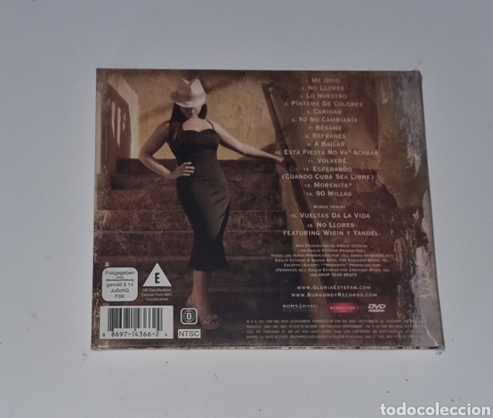 CDs de m&uacute;sica: GLORIA ESTEFAN / CD+DVD / 90 MILLAS - Foto 2