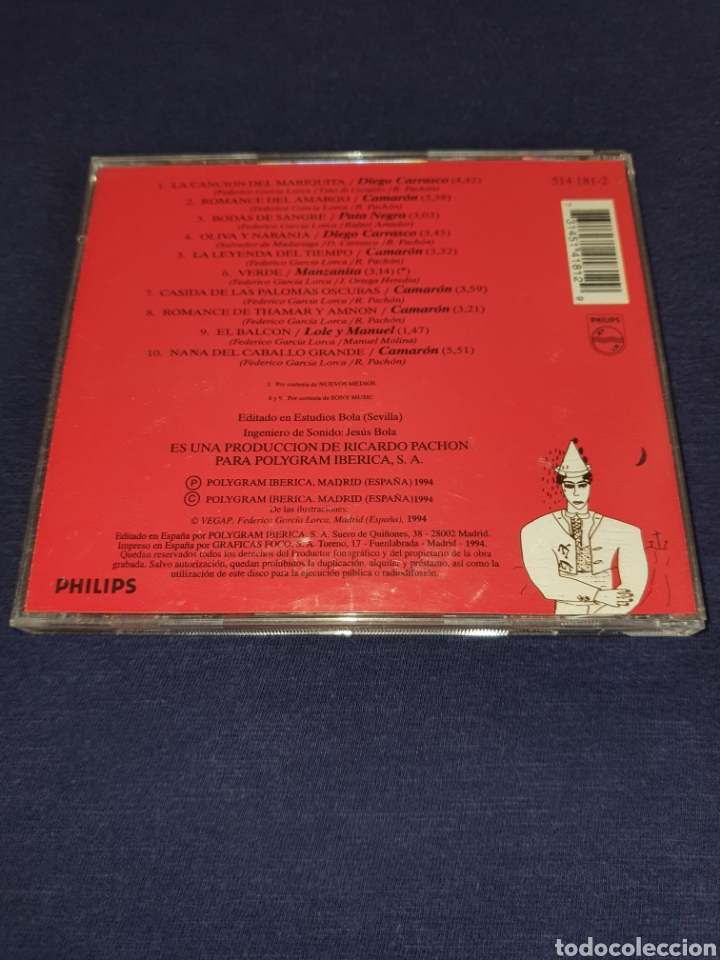 CDs de m&uacute;sica: Los gitanos cantan a Lorca - Foto 2