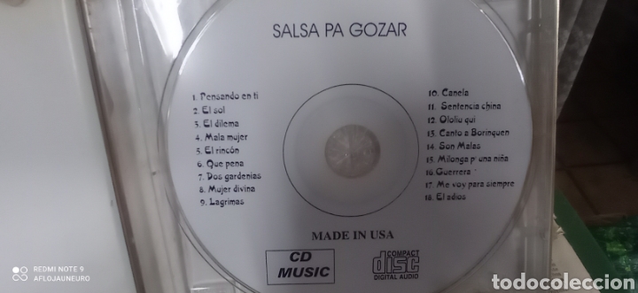 CDs de m&uacute;sica: CD - SALSA PA GOZAR - Foto 3