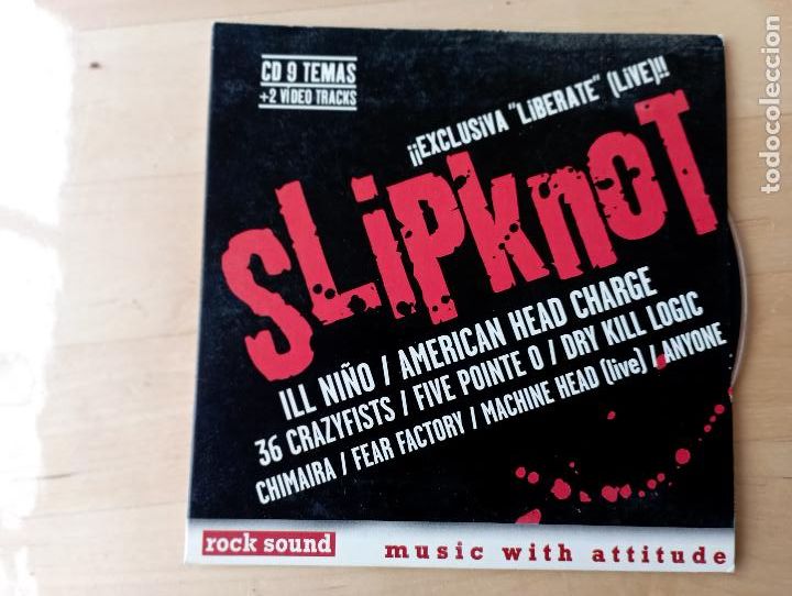 CDs de m&uacute;sica: SLIPKNOT ,CAJA CARTON. - Foto 1