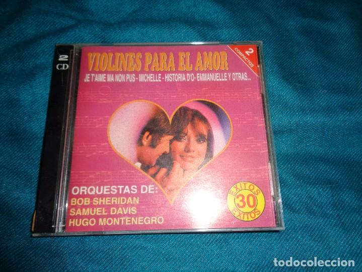 CDs de m&uacute;sica: VIOLINES PARA EL AMOR. VOL. 1. 2 CD&acute;S - Foto 1