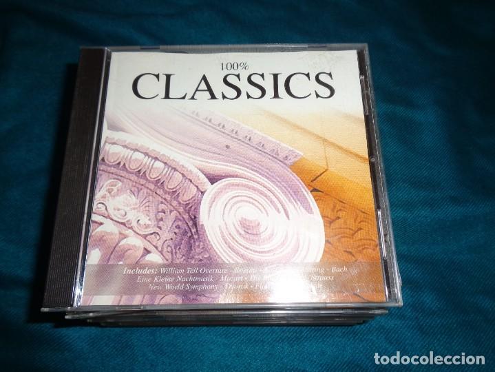 CDs de m&uacute;sica: 100 % CLASSICS. MOZART, GRIEG, DVORAK, DELIBES...... CD. IMPECABLE - Foto 1