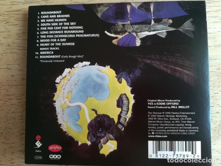 CDs de m&uacute;sica: Yes. Fragile. 2 temas extra. CD. 2003 remasterizado - Foto 2