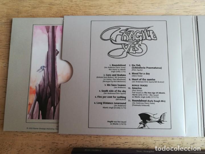 CDs de m&uacute;sica: Yes. Fragile. 2 temas extra. CD. 2003 remasterizado - Foto 3