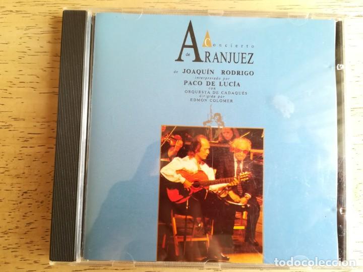 CDs de m&uacute;sica: Paco de Luc&iacute;a. Concierto de Aranjuez. CD - Foto 1