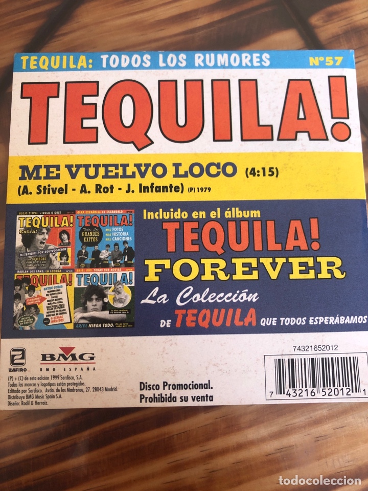 CDs de m&uacute;sica: Tequila - Foto 2