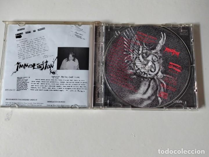 CDs de m&uacute;sica: IMMOLATION STEPPING ON ANGELS... CD REPULSE RECORDS 1995 - Foto 3