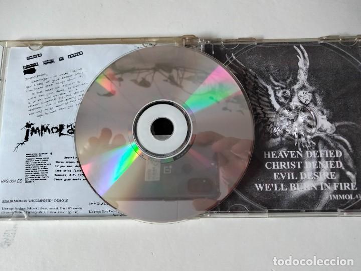 CDs de m&uacute;sica: IMMOLATION STEPPING ON ANGELS... CD REPULSE RECORDS 1995 - Foto 4