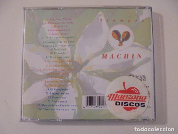 CDs de m&uacute;sica: SIEMPRE MACHIN. 24 EXITOS ORIGINALES. COMPACTO CON 24 TEMAS. - Foto 2