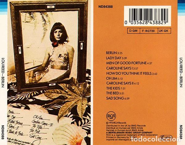CDs de m&uacute;sica: Lou Reed - Berlin - Foto 2