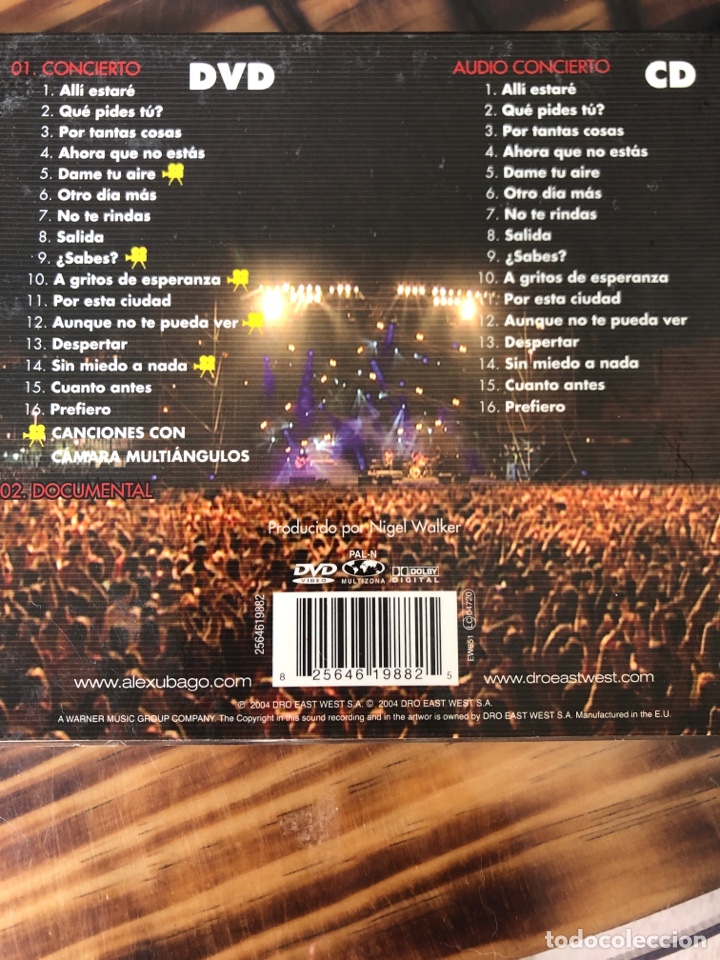 CDs de m&uacute;sica: &Aacute;lex Ubago - Foto 4