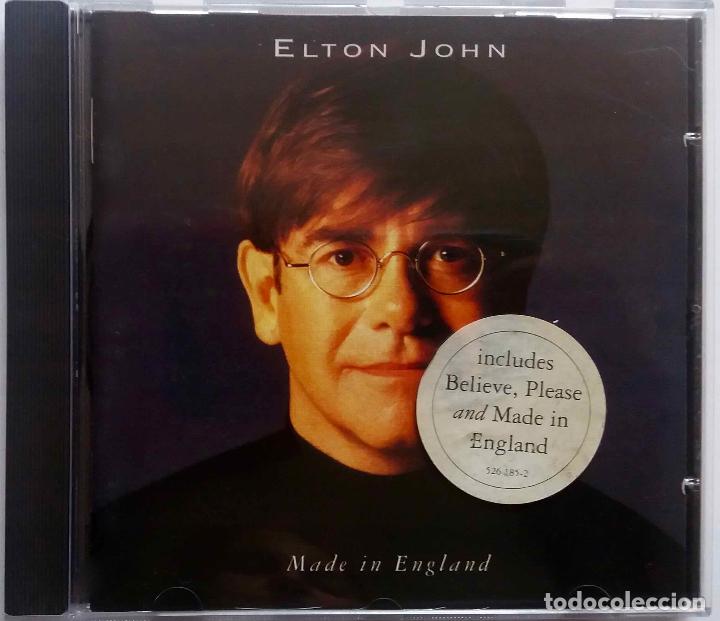 CDs de m&uacute;sica: ELTON JOHN MADE IN ENGLAND, CD UK - Foto 1