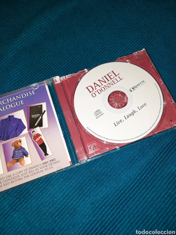 CDs de m&uacute;sica: CD DANIEL ODONNELL, LIVE, LAUGH, LOVE. 2001 - Foto 3