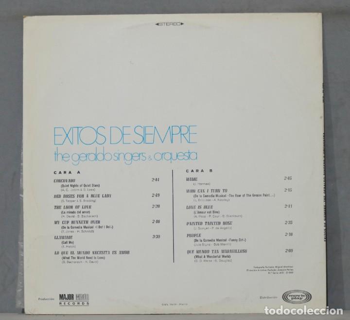 CDs de m&uacute;sica: LP. The Geraldo Singers & orquesta. Exitos de siempre - Foto 2