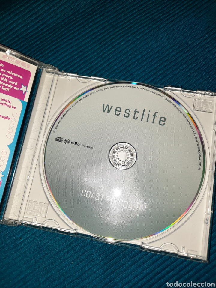 CDs de m&uacute;sica: CD WESTLIFE, COAST TO COAST, 2000 - Foto 3
