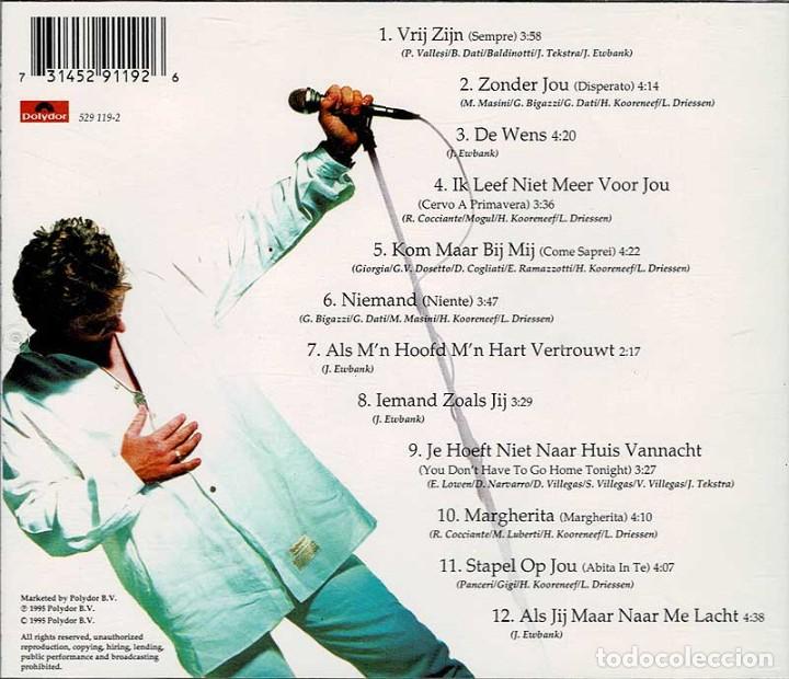 CDs de m&uacute;sica: Marco Borsato &lrm;- Als Geen Ander. CD - Foto 2