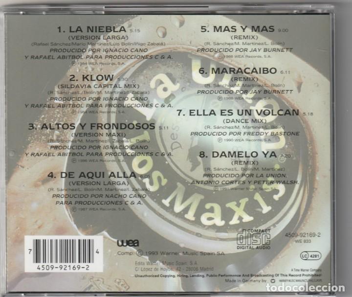 CDs de m&uacute;sica: LA UNION - LOS MAXIS (CD WEA 1993) - Foto 2