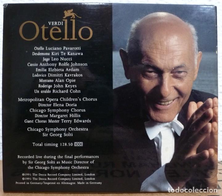 CDs de m&uacute;sica: VERDI - OTELLO (2xCD + LIBRETO DECCA) - Foto 2