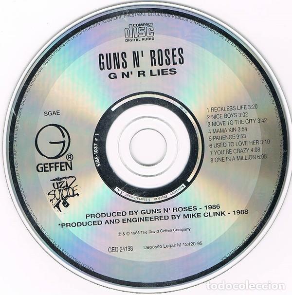 Guns N Roses ‎ G N R Lies Cd 1988 Rara Edicio Comprar Cds De Música Rock En Todocoleccion 2144