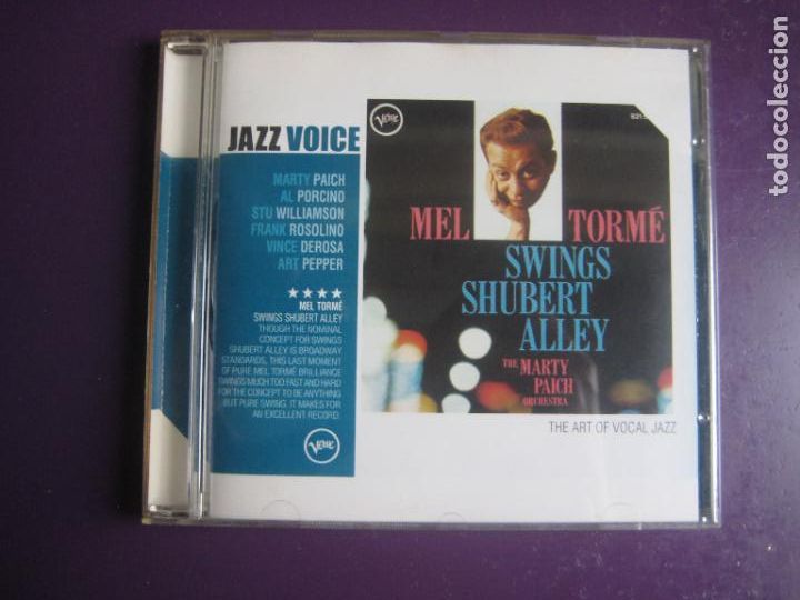 CDs de M&uacute;sica: Mel Torm&eacute; With The Marty Paich Orchestra &ndash; Swings Shubert Alley - CD VERVE - EASY LISTENING JAZZ